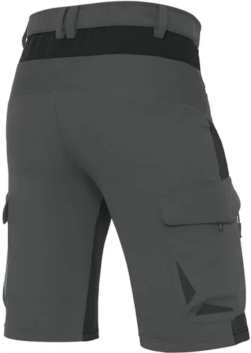 Miniatura 2 de Xkttac Pantalones cortos de secado rápido con 6 bolsillos para hombre, ligeros, elásticos, para senderismo, campamento, viajes y exteriores