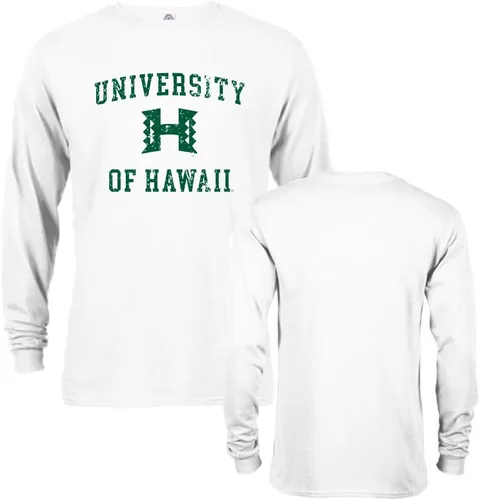 Miniatura 7 de Sport Your Gear Camiseta de manga larga con licencia oficial, estilo retro y envejecido para fanáticos universitarios UNM Red Heather