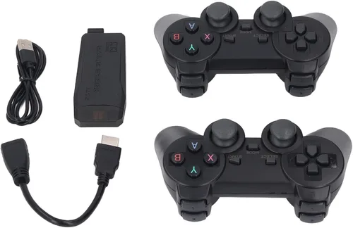 Miniatura 7 de Consola de juegos retro inalámbrica 4K controladores duales de 2.4 GHz, más de 20000 juegos clásicos, 9 emuladores Plug and Play HDMI Stick
