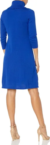 Miniatura 2 de NINE WEST Vestido de suéter con cuello de capucha y llamarada para mujer
