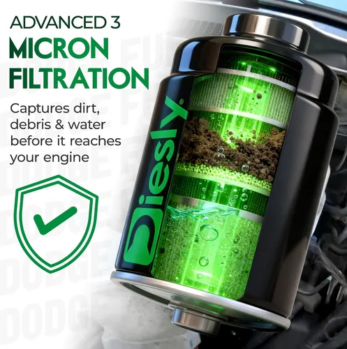 Miniatura 6 de Diesly 6.7L CUMMINS Filtro de combustible diésel de repuesto del separador de agua para 2013-2018 RAM Dodge 2500, 3500, 4500, 5500