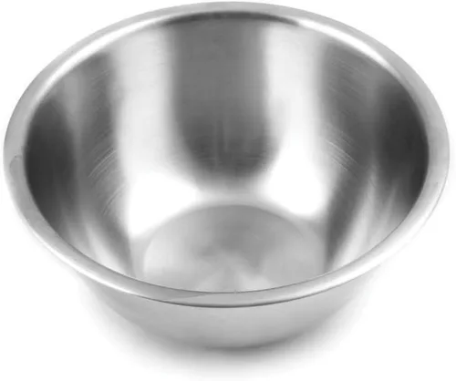 Fox Run Brands - Cuenco para mezclar de acero inoxidable, 1/2 cuarto, Metálico