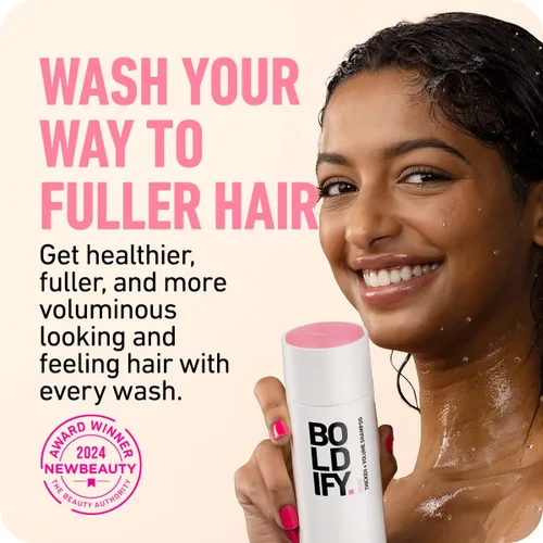 Miniatura 2 de Champú y acondicionador engrosador para el crecimiento del cabello con biotina de Boldify