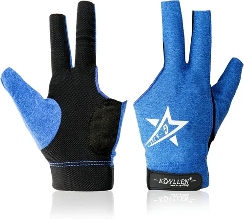 Miniatura 61 de KONLLEN Billiards Gloves for Left Hand/Right Hand L/XL Pool Gloves Professional Non-Slip Adjustable Breathable Snooker Gloves Popular Sizes for Men