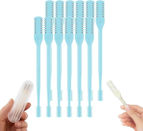 Miniatura 21 de Cuchillo de nariz de doble cara mejorado, herramienta de eliminación de vello de fosa nasal de 360°, cortador de pelo nasal 2 en 1, recortador