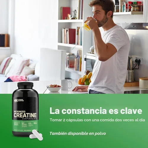 Miniatura 6 de Optimum Nutrition Cápsulas micronizadas de monohidrato de creatina