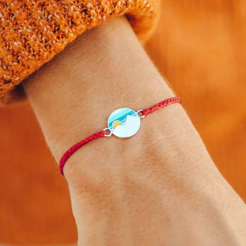 Miniatura 2 de Pura Vida Pulsera de plata reversible Twin Peaks - 100% impermeable, banda ajustable
