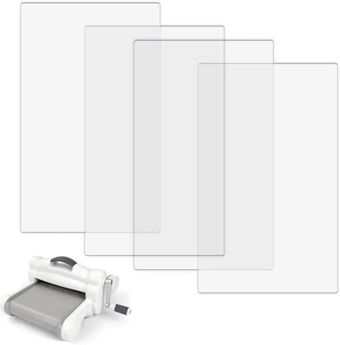 Miniatura 14 de 2 unidades/1 par de almohadillas de corte compatibles con máquina de troquelado BSP y BS Switch Plus, placas de corte de plástico de policarbonato