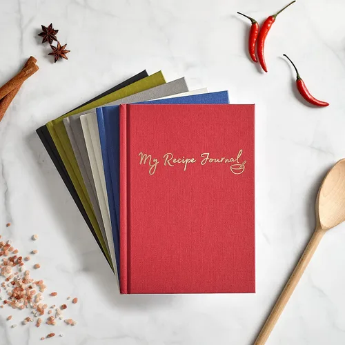 Miniatura 7 de Libro de recetas en blanco para escribir en tus propias recetas, diario de recetas personales de tapa dura, cuaderno de recetas My Family Cookbook