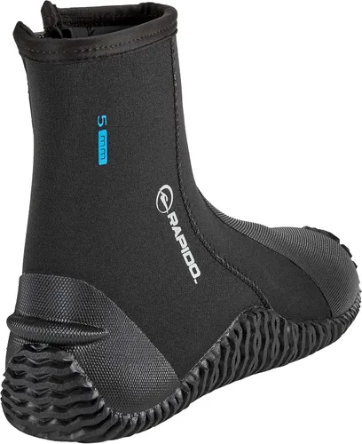 Miniatura 5 de Rapido Boutique Collection Wise - Botas de buceo de neopreno con cremallera, botas de buceo, esnórquel y surf, botas de suela de goma