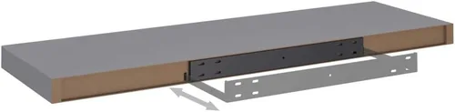 Miniatura 7 de Estantes flotantes de pared, juego de 4 estantes decorativos para montar en la pared, estante colgante con soportes invisibles para decoración