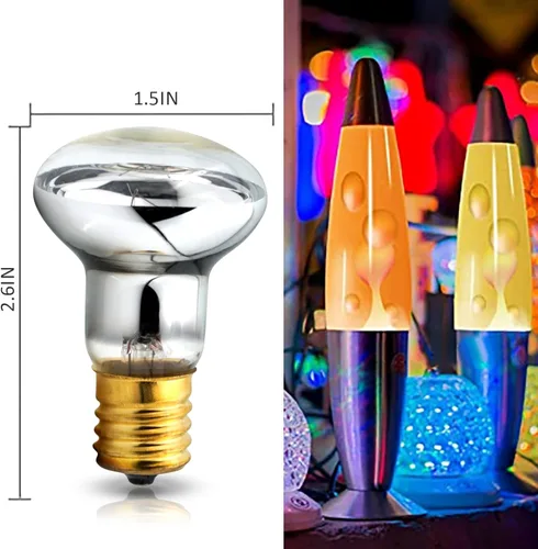 Miniatura 5 de Paquete de 2 bombillas de lava de 30 W, bombillas de repuesto perfectas para lámparas de lava, lámparas con purpurina, para dormitorio y oficina