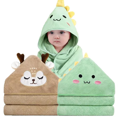 Miniatura 12 de Toallas de Baño con Capucha para Bebé - Toalla de Baño Premium Ultra Suave Orgánica para Bebé – Toallas Absorbentes e Hipoalergénicas para Bebé Niño