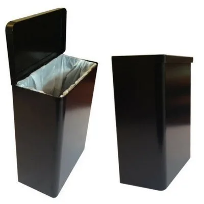 Miniatura 2 de Revestimiento de receptáculo de servilleta sanitaria de montaje en superficie, TD1010, (1 rollo, 50 bolsas)