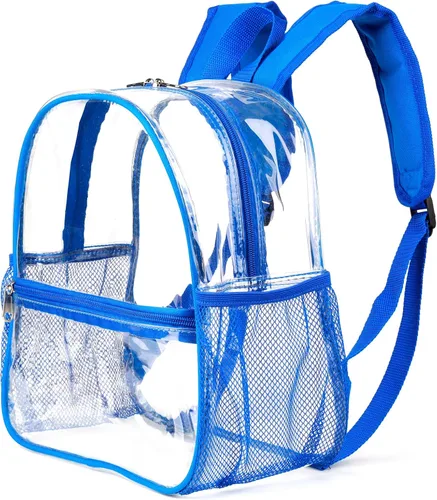Miniatura 34 de Keepcross Mochila transparente de 12 x 6 x 12 pulgadas para eventos de estadio, bolsa transparente para estadios, eventos deportivos, festivales