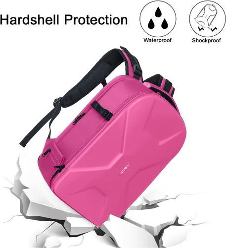 Miniatura 4 de MOSISO Mochila para Cámara, Bolsa para Cámara Fotográfica DSLR/SLR/Sin Espejo de 15-16 pulgadas, Estuche Rígido Impermeable con Soporte para Trípode