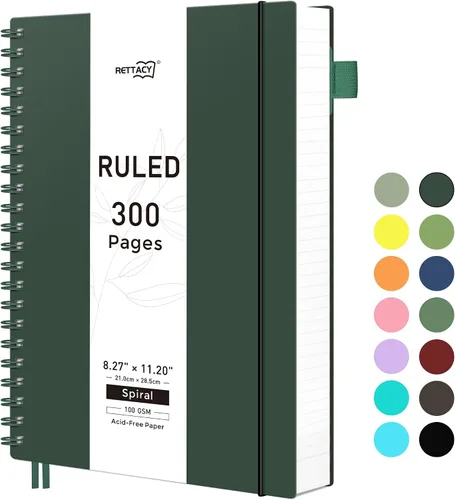 Miniatura 20 de RETTACY Cuaderno de bolsillo, 160 páginas forradas, tamaño mini A6 (4.5" × 5.7"), para trabajo, diario, escritura, papel grueso de 100 g/m²