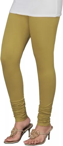 Miniatura 55 de ladyline Leggings Churidar elásticos de algodón para mujer Extra largos de longitud completa de cintura alta Talla regular y grande Pantalones