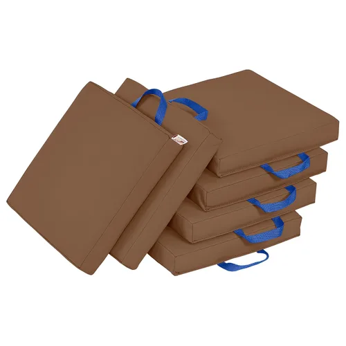 Miniatura 19 de ECR4Kids SoftZone - Cojines de suelo, cuadrados, asientos flexibles, surtidos, 6 piezas