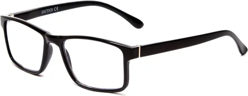 Calabria L2007 - Gafas de lectura rectangulares de diseño para hombres y mujeres, lentes de lectura de una sola potencia, elegantes y duraderas