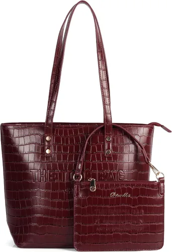 Miniatura 26 de Chinllo Bolso de mano para mujer, bolso mediano con asa superior