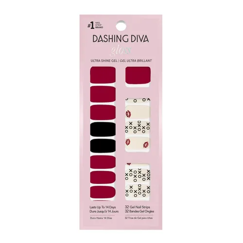 Miniatura 18 de Dashing Diva Flor Azul - Tiras de uñas de gel brillantes, sin rayos UV, resistentes al astillado, de larga duración, juego de manicura de 3 piezas