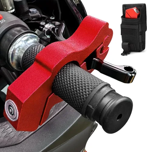 Miniatura 7 de Candados de Motocicleta de Servicio Pesado – Candados Antirrobo de Acelerador y Freno para Motocicleta de Cross, Ciclomotor, Scooter y ATV