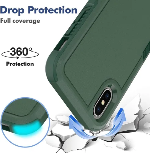 Miniatura 165 de Jeylly Funda para iPhone SE/Funda para iPhone 5S, Exterior de Plástico Duro que Absorbe Golpes + Interior de Silicona de Goma Defensor contra