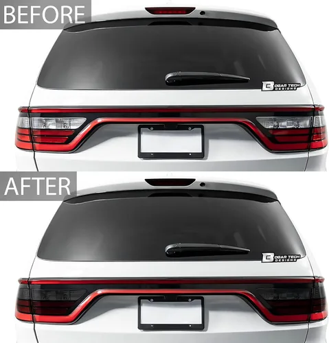 Miniatura 3 de BOGAR TECH DESIGNS Kit de tinte de luz de freno de tercera cola compatible con Dodge Durango 2014-2020, oscuro