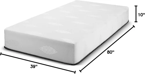 Miniatura 3 de BEST 2 REST Colchón suave de espuma viscoelástica con gel refrigerante - Fabricado en Estados Unidos, Memory Foam, 10 INCH