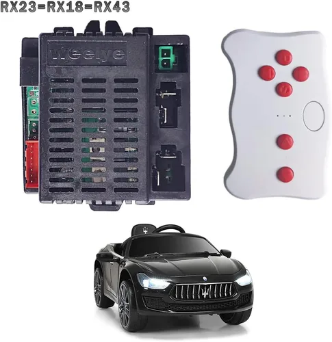 Miniatura 2 de JRRXM Weelye RX23 RX18 RX43 2.4G Caja de control de receptor Bluetooth de 12 voltios, controlador de velocidad, kit de conversión de placa
