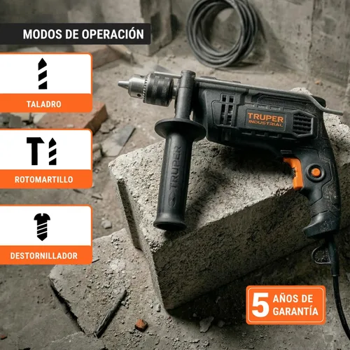 Miniatura 6 de Rotomartillo Industrial 1/2 '650 W