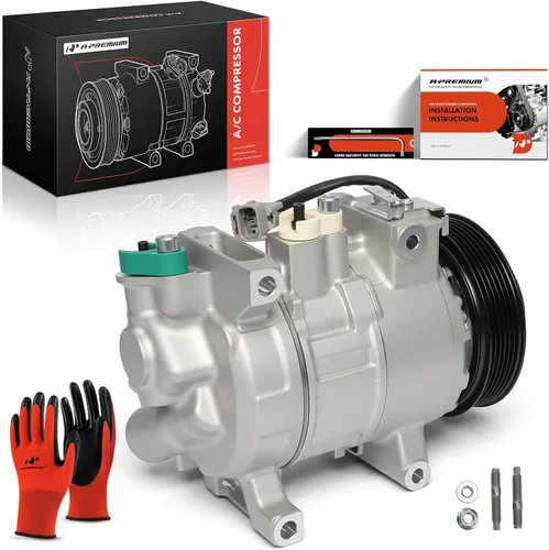 Miniatura 10 de A-Premium Compresor de aire acondicionado de CA con embrague compatible con Chrysler 300 2014-2023 y Dodge Charger 2014-2023, Challenger 2015-2023