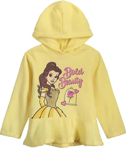 Miniatura 2 de Disney Princesa Mulan Rapunzel Jasmine Ariel Belle Cenicienta Tiana Tinker - Sudadera con capucha para niñas pequeñas y grandes