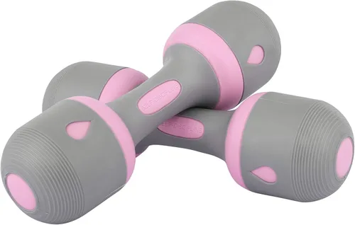 Miniatura 3 de Mancuernas de mano ajustables para mujer, 1 juego de equipo portátil de goma, adecuado para entrenamiento en casa, juegos de tontos para mujeres