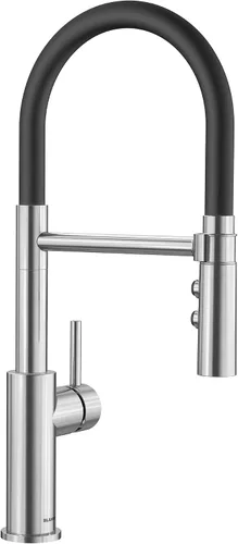 Miniatura 12 de BLANCO 402447 CATRIS Flexo Semi-Pro Pull-Down Grifo De Cocina De Arco Alto 1.5 GPM - Cromo