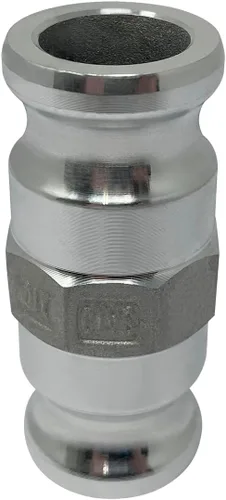Miniatura 2 de Gloxco Tipo de aluminio AA leva y ranura de montaje, Camlock macho x Camlock macho (1, 1 "Camlock macho x 1" macho Camlock)