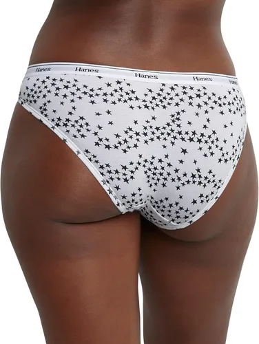 Miniatura 4 de Hanes Women's Originals Bikini Panties, Breathable Stretch Cotton Underwear, Assorted, 6-Pack