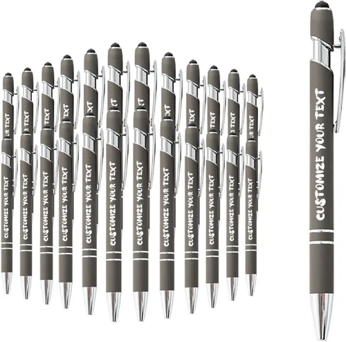 Miniatura 10 de AIFLM Bolígrafos personalizados con nombre a granel hasta 500 unidades de bolígrafos grabados gratis con tu nombre y texto para negocios