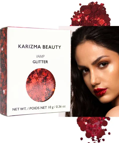 Miniatura 9 de KARIZMA Iridescent Purpurina holográfica iridiscente Purpurina gruesa de 0.35 onzas para la cara, el cabello, los ojos y el cuerpo, para mujer.