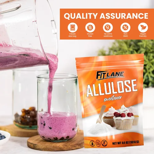 Miniatura 8 de Edulcorante de alulosa de 4 libras – Sustituto natural de azúcar cetogénico puro bajo en calorías, cero carbohidratos netos, sin regusto, perfecto