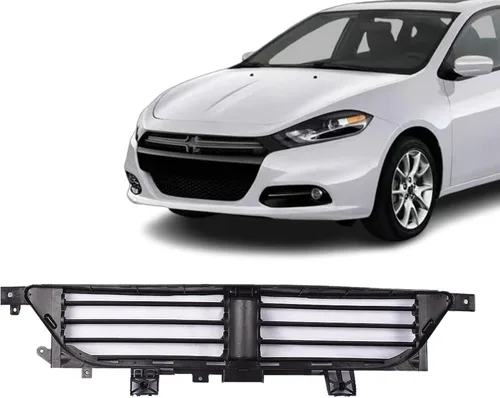 JX RACING - Obturador de rejilla activa sin motor compatible con Dodge Dart 2013, 2014, 2015, 2016, persiana delantera superior para radiador