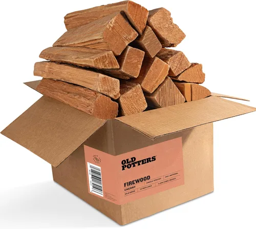 Miniatura 9 de Old Potters Leña Seca al Horno - Cerezo, 1100 Pulgadas Cúbicas, 16-18 Troncos ~ Troncos de 8" x 2.5". Solo Stove y Madera para Cocinar