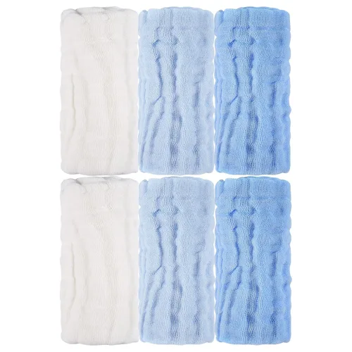 Miniatura 8 de MUKIN Toallitas para bebé, paños suaves para recién nacidos, toallitas de baño absorbentes, paños o toallas para eructos, lista de regalos de bebé