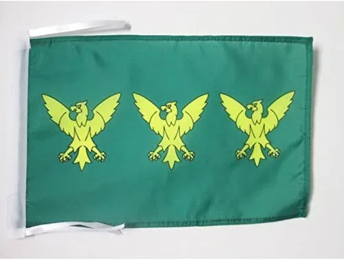Miniatura 261 de Bandera de México AZ FLAG, 45.7 x 30.5 cm, con cordones - Pequeñas banderas mexicanas de 30 x 45 cm - Bandera de 45.7 x 30.5 cm