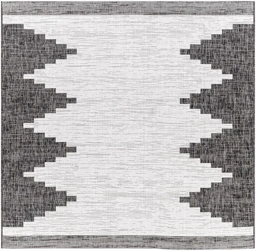 Miniatura 29 de Hauteloom Eris - Alfombra para exteriores, alfombra de patio para porche, exterior, alfombra impermeable, geométrica, marrón, crema, beige, 2 x 2