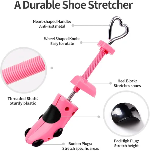 Miniatura 2 de Ensanchador de zapatos para mujeres y hombres, pies anchos, ajustable en 4 direcciones, ampliador de zapatos