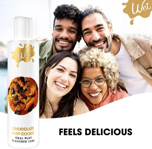 Miniatura 5 de Wet Chocolate Chip Cookie - Lubricante comestible con sabor a galleta de chispas de chocolate, personal, para hombres, mujeres y parejas De larga