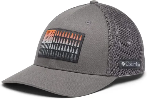 Miniatura 220 de Columbia - Gorra de malla con bandera con árboles unisex para adultos, corona alta