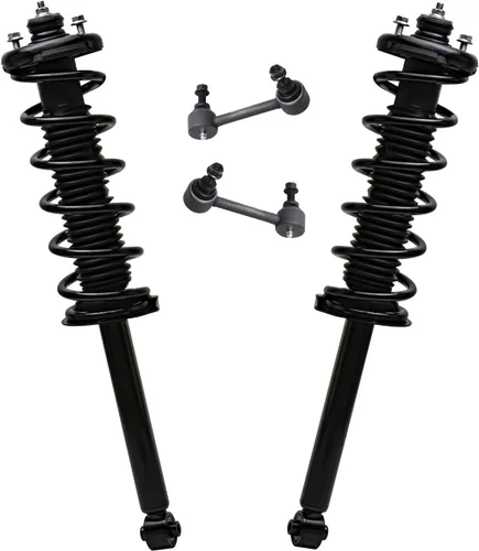 Miniatura 87 de Detroit Axle - Kit de puntales delanteros 2WD para Ford F-150 2005-2008 Lincoln Mark LT 2005-2008, 2 puntales con muelle helicoidal, 2 enlaces